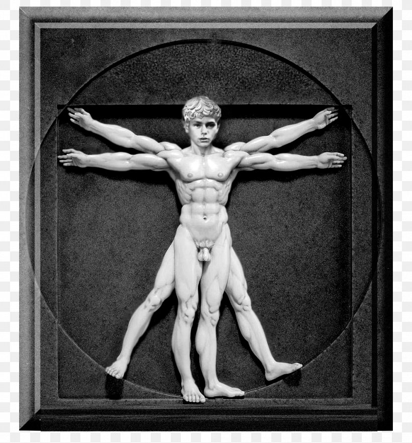 Vitruvian Man Renaissance Sculpture Art, PNG, 990x1064px, Watercolor, Cartoon, Flower, Frame, Heart Download Free