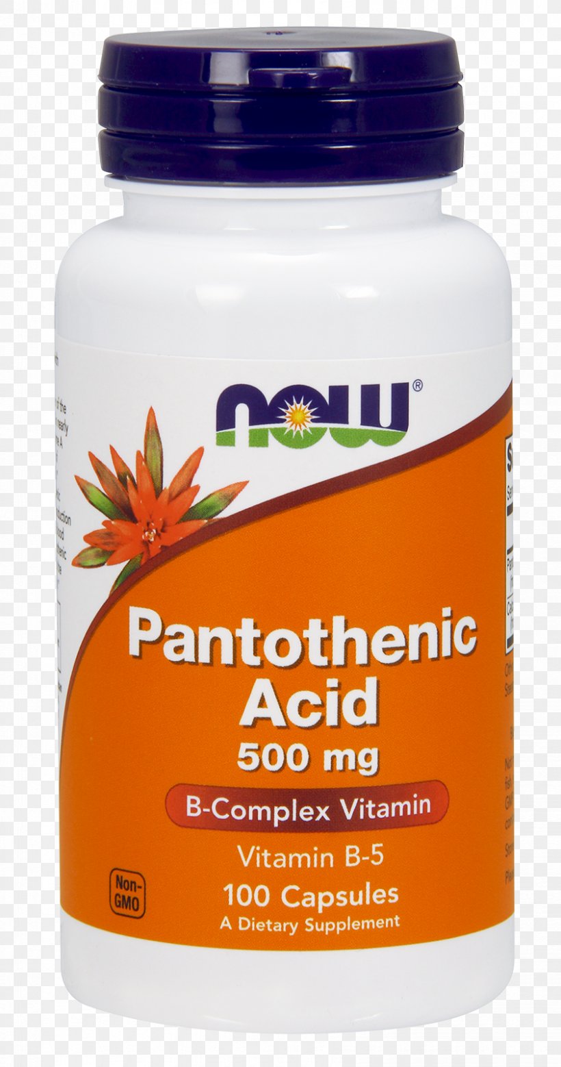 Dietary Supplement Pantothenic Acid Capsule NOW Foods, PNG, 842x1600px, Dietary Supplement, Amino Acid, B Vitamins, Capsule, Essential Amino Acid Download Free