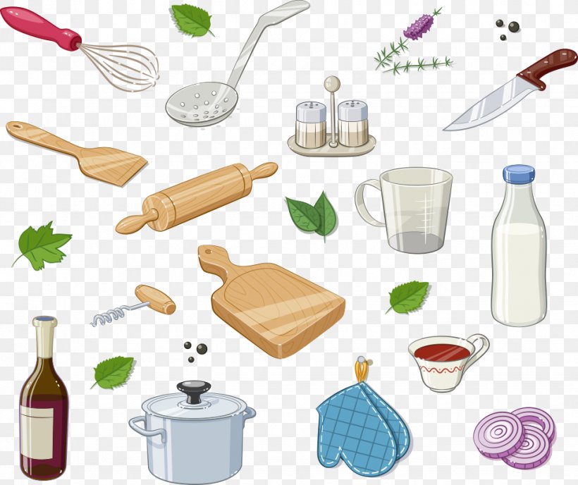 Kitchen Utensil Euclidean Vector Illustration, PNG, 976x820px, Kitchen, Drawing, Drinkware, Food, Glass Bottle Download Free