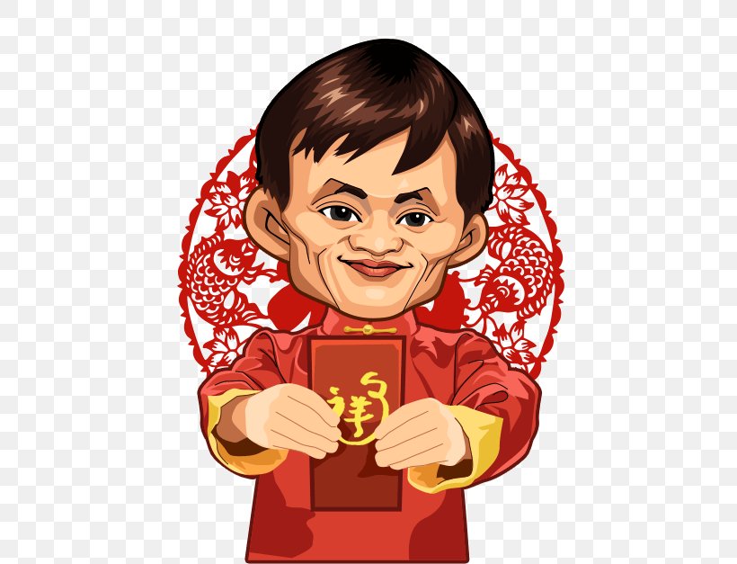 Chinese New Year Cartoon Lunar New Year, PNG, 729x627px, Red Envelope, Alibaba Group, Alipay, Art, Bainian Download Free