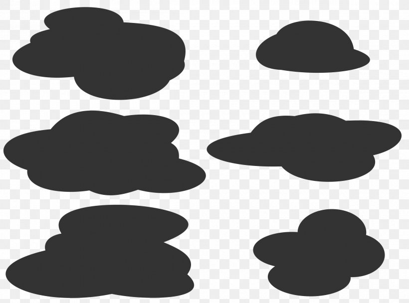 Cloud Clip Art, PNG, 2400x1782px, Cloud, Black, Black And White, Hat, Headgear Download Free