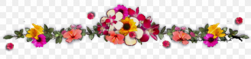 Flower Cut Flowers Plant Petal Magenta, PNG, 2019x480px, Watercolor, Cut Flowers, Flower, Magenta, Paint Download Free
