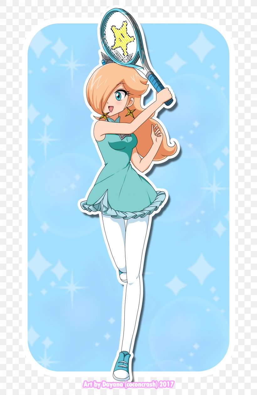 Mario Tennis Aces Rosalina Mario Tennis Open Super Mario Galaxy, PNG, 2000x3071px, Watercolor, Cartoon, Flower, Frame, Heart Download Free