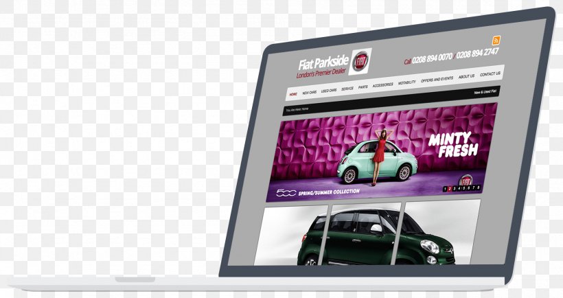 Parkside Garage (Fiat) Responsive Web Design Car Fiat Automobiles, PNG, 1792x949px, Fiat, Brand, Business, Car, Communication Download Free
