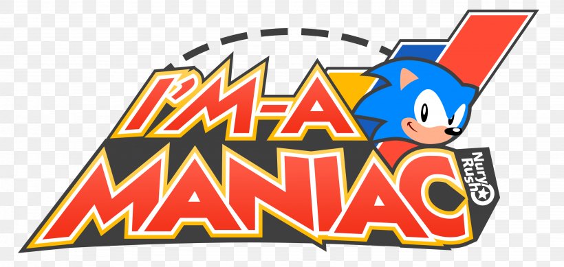Sonic Mania Sonic Forces Logo Brand, PNG, 3282x1559px, Sonic Mania, Area, Art, Banner, Brand Download Free