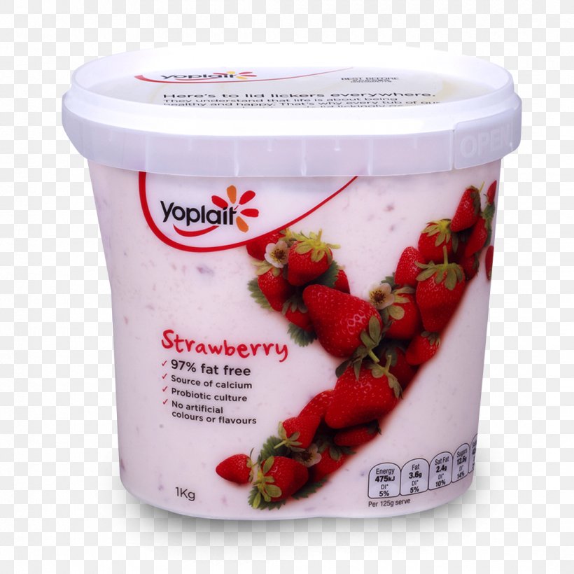 Strawberry Yoplait Yoghurt Greek Cuisine Fage, PNG, 1080x1080px, Strawberry, Berry, Cream, Dairy Product, Emmi Ag Download Free