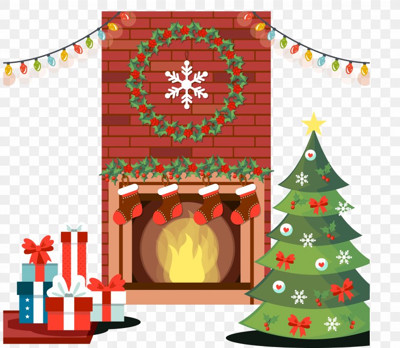 Christmas Tree, PNG, 3638x3170px, Christmas Tree, Christmas, Christmas Decoration, Christmas Ornament, Decor Download Free