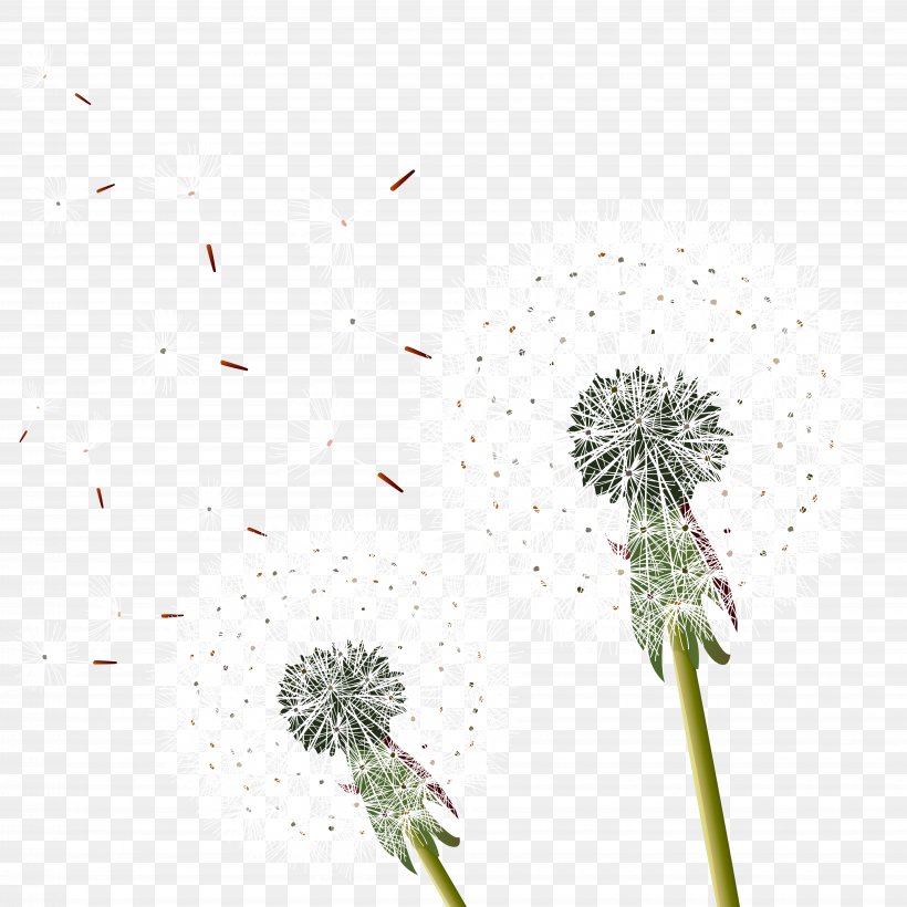 Dandelion Clip Art, PNG, 6890x6890px, Dandelion, Dia, Flora, Floral Design, Flower Download Free