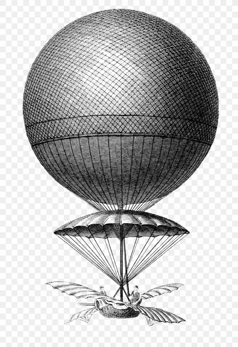 Hot Air Balloon Drawing Flight, PNG, 1646x2400px, Hot Air Balloon, Balloon, Black And White, Drawing, Flight Download Free