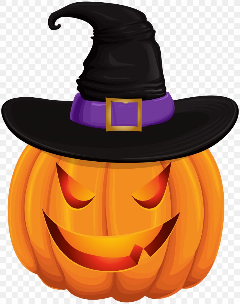 Jack-o'-lantern Halloween Clip Art, PNG, 6305x8000px, Pumpkin, Art, Calabaza, Halloween, Hat Download Free