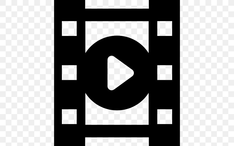 Movie Icons Film Photogram Cinema, PNG, 512x512px, Movie Icons, Area, Black, Black And White, Brand Download Free