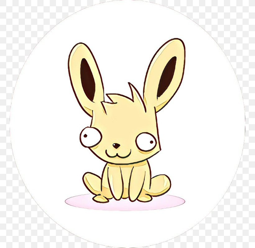 Cartoon Rabbit Head Yellow Nose, PNG, 758x799px, Cartoon, Animation, Finger, Gesture, Head Download Free