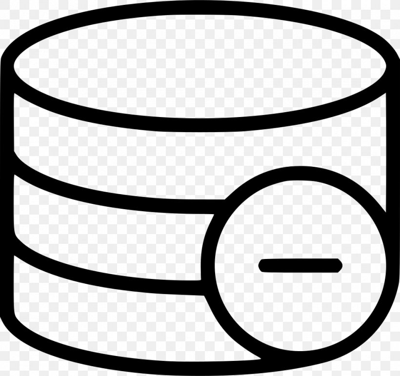 Database Clip Art, PNG, 980x922px, Database, Area, Black, Black And White, Data Download Free