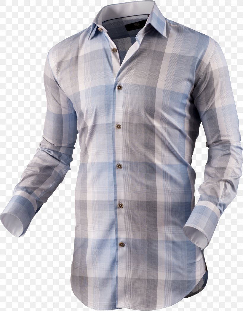 Dress Shirt Long-sleeved T-shirt Tartan Blouse, PNG, 2344x3000px, Dress Shirt, Blouse, Button, Collar, Long Sleeved T Shirt Download Free