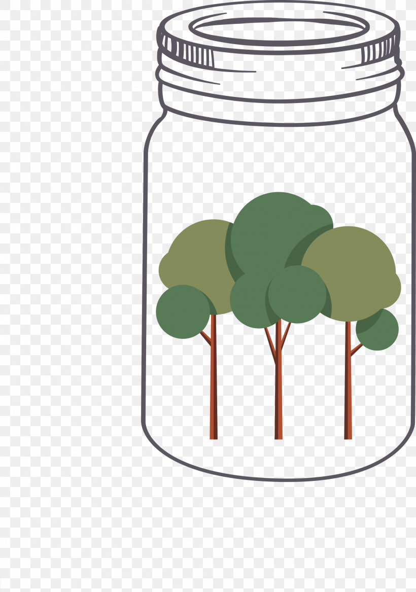 MASON JAR, PNG, 2107x3000px, Mason Jar, Green, Meter, Tree Download Free