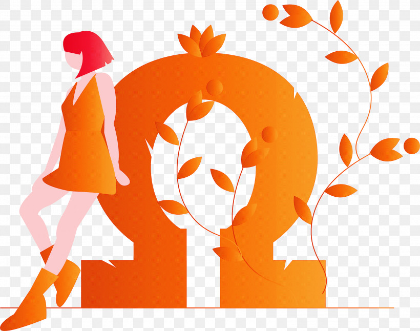 Omega Girl Modern, PNG, 3000x2364px, Omega, Girl, Modern, Orange Download Free