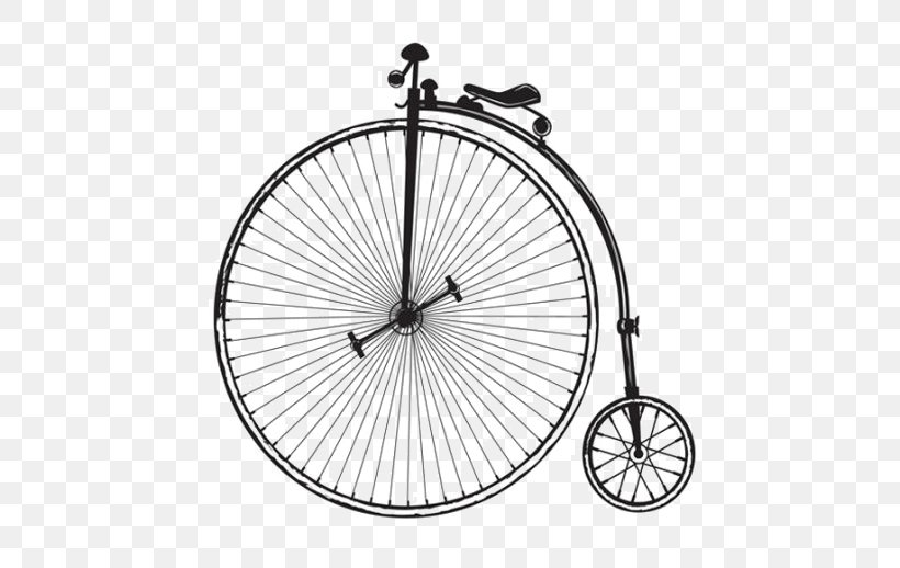 Bicycle Penny-farthing Cycling Clip Art, PNG, 518x518px, Bicycle, Antique, Bicycle Accessory, Bicycle Drivetrain Part, Bicycle Frame Download Free