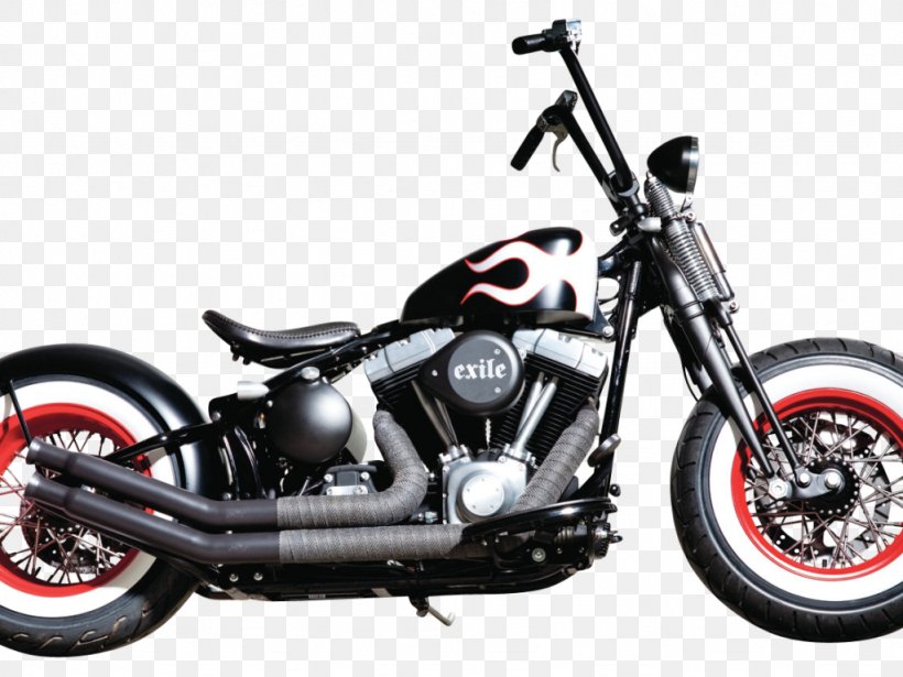 Harley-Davidson Custom Motorcycle Bobber Softail, PNG, 1024x768px, Harleydavidson, Automotive Exhaust, Bicycle, Bobber, Chopper Download Free