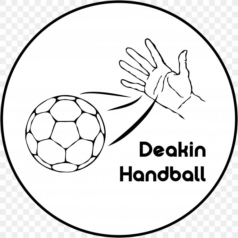 2017 World Men's Handball Championship Deakin University Team Melbourne, PNG, 4987x4987px, Handball, Area, Ball, Black And White, Championship Download Free