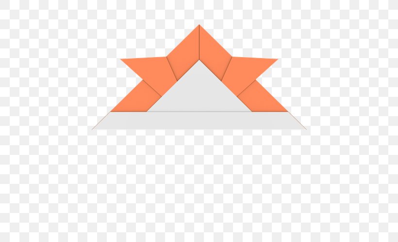 Line Triangle Origami Point, PNG, 500x500px, Triangle, Art Paper, Diagram, Helmet, Orange Download Free