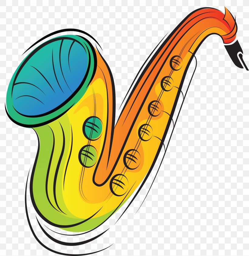 Musical Instruments Cartoon Saxophone Clip Art, PNG, 6430x6602px, Watercolor, Cartoon, Flower, Frame, Heart Download Free