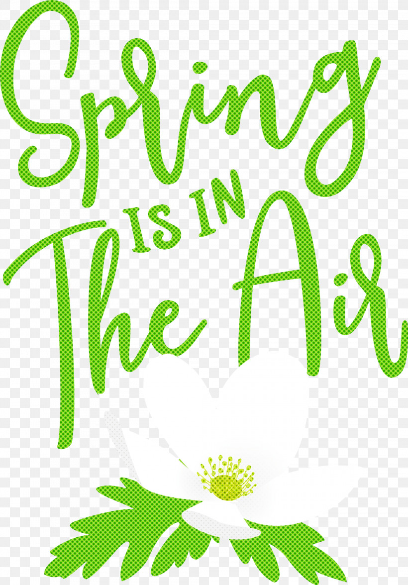 Spring Spring Is In The Air, PNG, 2091x3000px, Spring, Flower, Leaf, Line, Logo Download Free