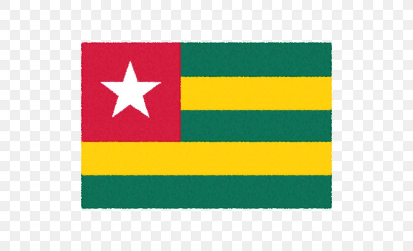 Flag Of Togo National Flag Flags Of The World, PNG, 500x500px, Togo, Area, Flag, Flag Of Cameroon, Flag Of Cuba Download Free