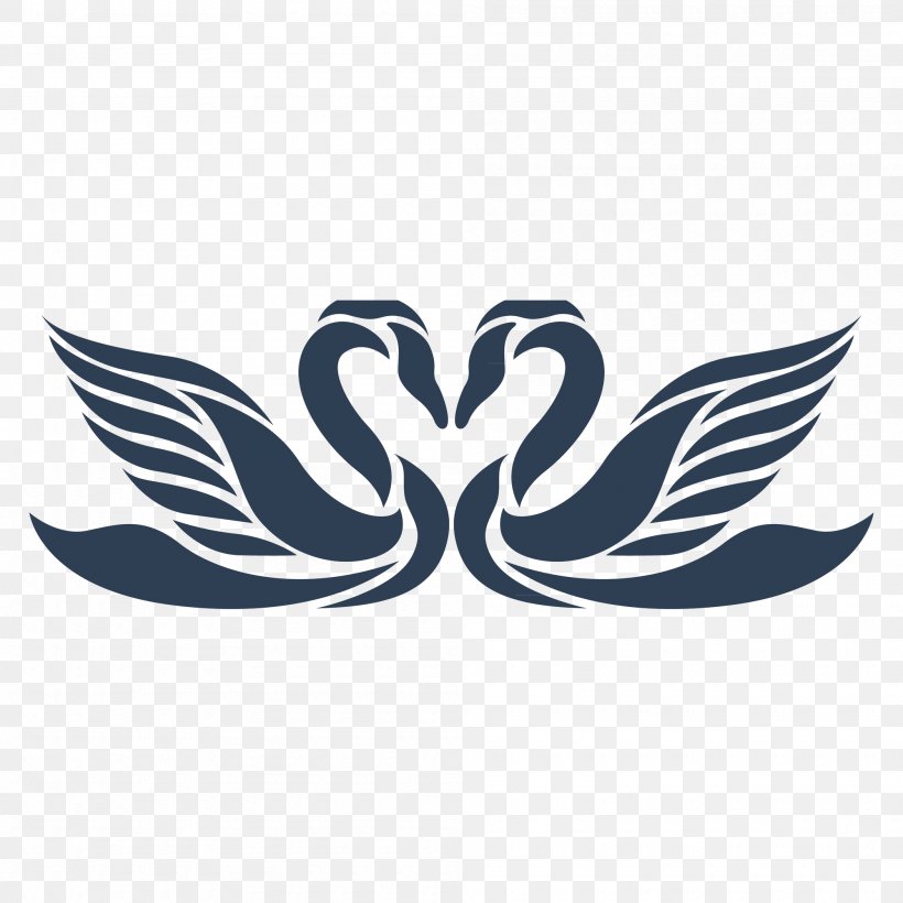 Logo Royalty-free Black Swan, PNG, 2000x2000px, Logo, Black And White, Black Swan, Cygnini, Drawing Download Free