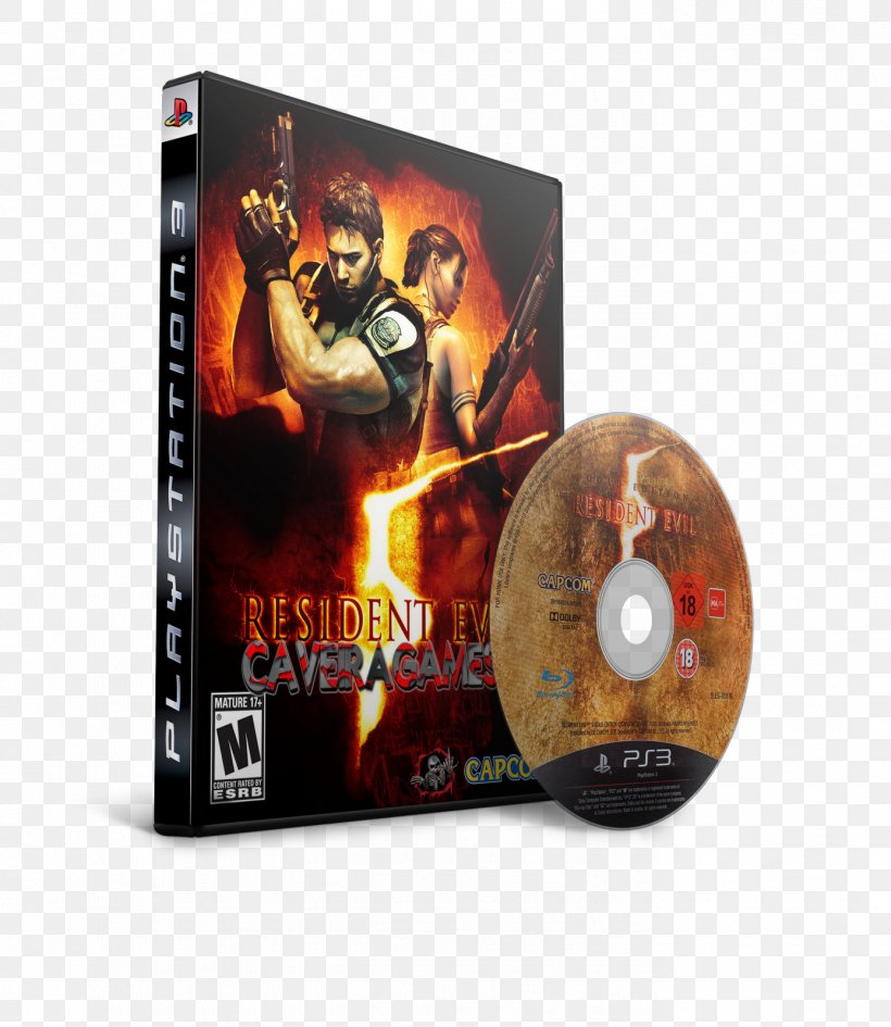 Resident Evil 5 PlayStation 3 Capcom DVD STXE6FIN GR EUR, PNG, 1387x1600px, Resident Evil 5, Capcom, Dvd, Pc Game, Playstation 3 Download Free