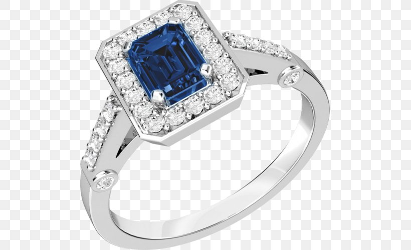 Sapphire Diamond Ring Ruby Gemstone, PNG, 500x500px, Sapphire, Bling Bling, Blue, Body Jewelry, Brilliant Download Free