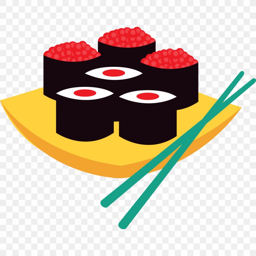 Sushi Japanese Cuisine Cartoon, PNG, 1000x1000px, Sushi, Cartoon, Cook, Cooking, Creative Work Download Free