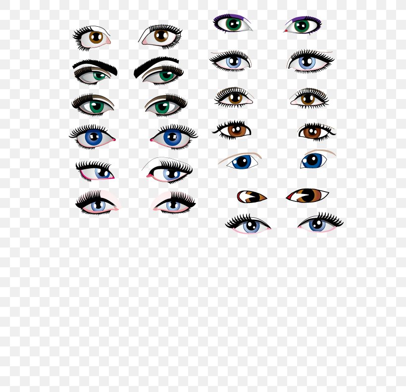 Eyebrow Euclidean Vector Clip Art, PNG, 612x792px, Eye, Body Jewelry, Drawing, Eye Color, Eyebrow Download Free