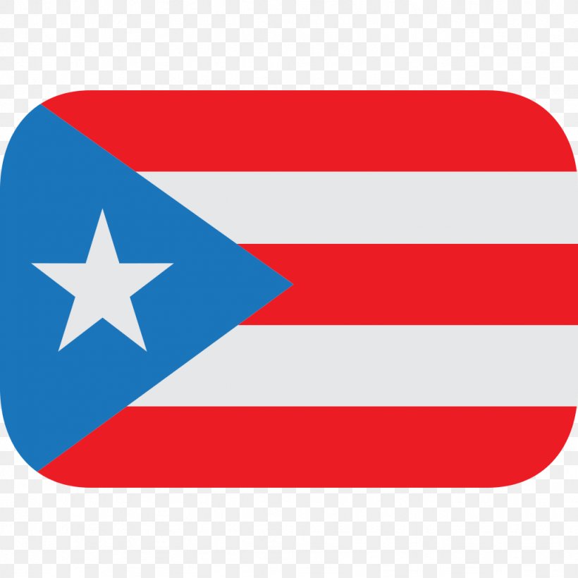 Flag Of Puerto Rico Lares Hurricane Maria National Puerto Rican Day Parade, PNG, 1024x1024px, Flag Of Puerto Rico, Area, Blue, Emoji, Flag Download Free