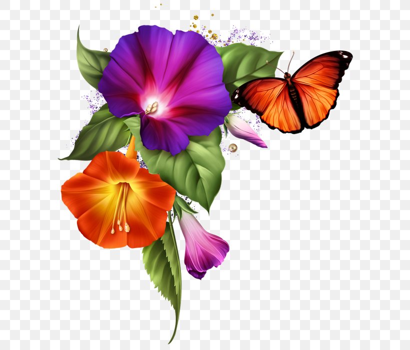Painting Clip Art Flower Image, PNG, 611x700px, Painting, Annual Plant, Art, Artist, Butterfly Download Free