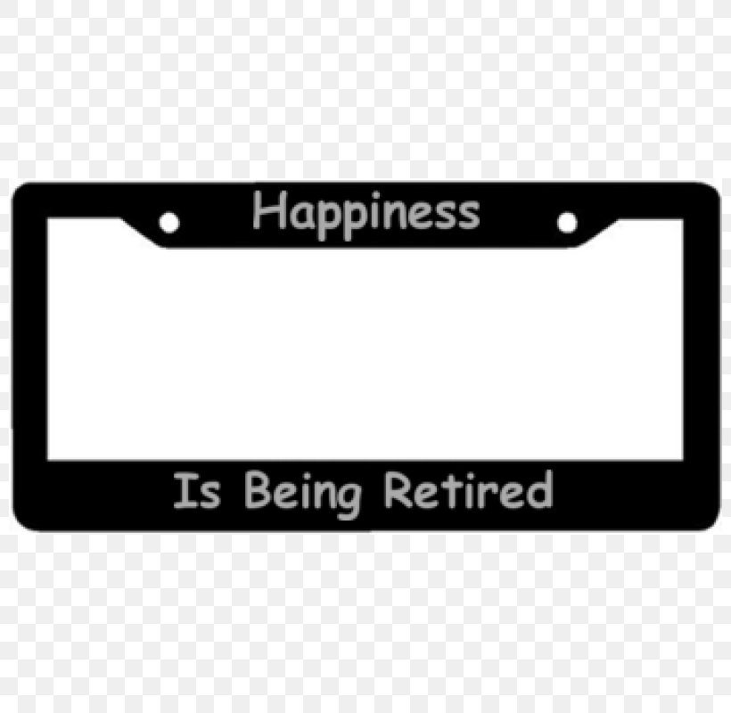 Vehicle License Plates Car Picture Frames Vanity Plate, PNG, 800x800px, Vehicle License Plates, Area, Black, Brand, Car Download Free