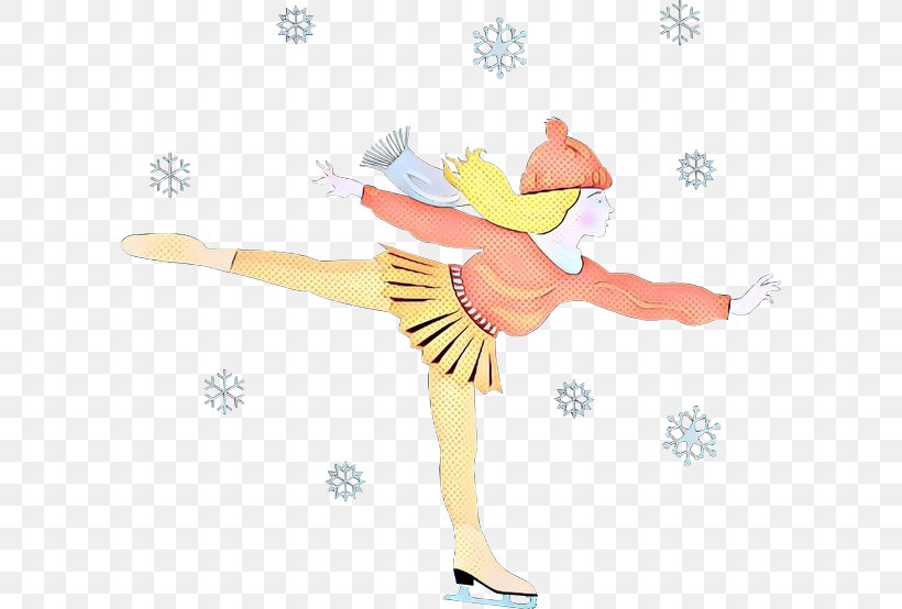 Clip Art Illustration Ice Skating Character Figurine, PNG, 600x554px, Ice Skating, Art, Ballet Dancer, Ballet Tutu, Beak Download Free