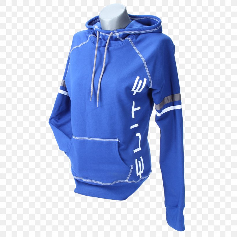 Hoodie Sleeve T-shirt Polar Fleece Sweater, PNG, 1024x1024px, Hoodie, Blue, Clothing, Clothing Accessories, Cobalt Blue Download Free