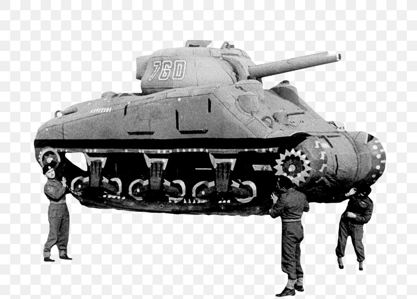 Second World War The Ghost Army Of World War II: How One Top-Secret Unit Deceived The Enemy With Inflatable Tanks, Sound Effects, And Other Audacious Fakery Operation Fortitude Dummy Tank, PNG, 700x588px, Second World War, Allies Of World War Ii, Black And White, Churchill Tank, Combat Vehicle Download Free