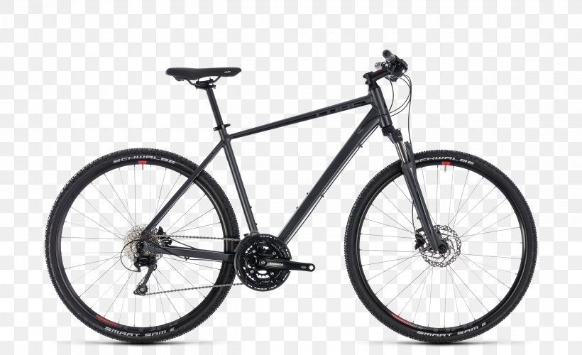 Cube Bikes Hybrid Bicycle Nature Cyclo-cross, PNG, 2500x1525px, Cube Bikes, Bicycle, Bicycle Accessory, Bicycle Cranks, Bicycle Drivetrain Part Download Free