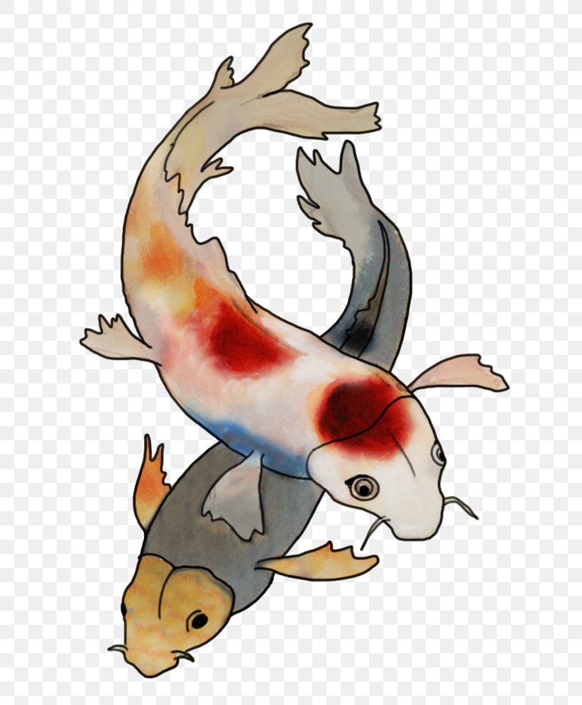 Koi Fish Clip Art, PNG, 757x993px, Koi, Art, Bear, Blue, Carnivoran Download Free