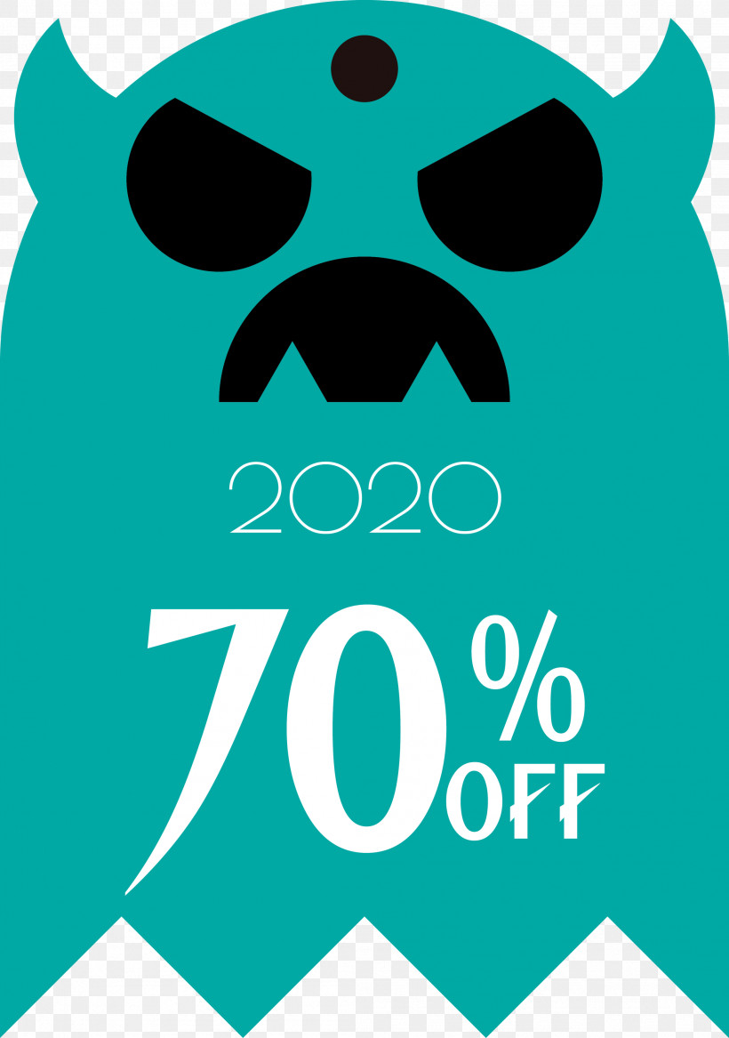 Halloween Discount Halloween Sales 70% Off, PNG, 2107x3000px, 70 Off, Halloween Discount, Area, Green, Halloween Sales Download Free