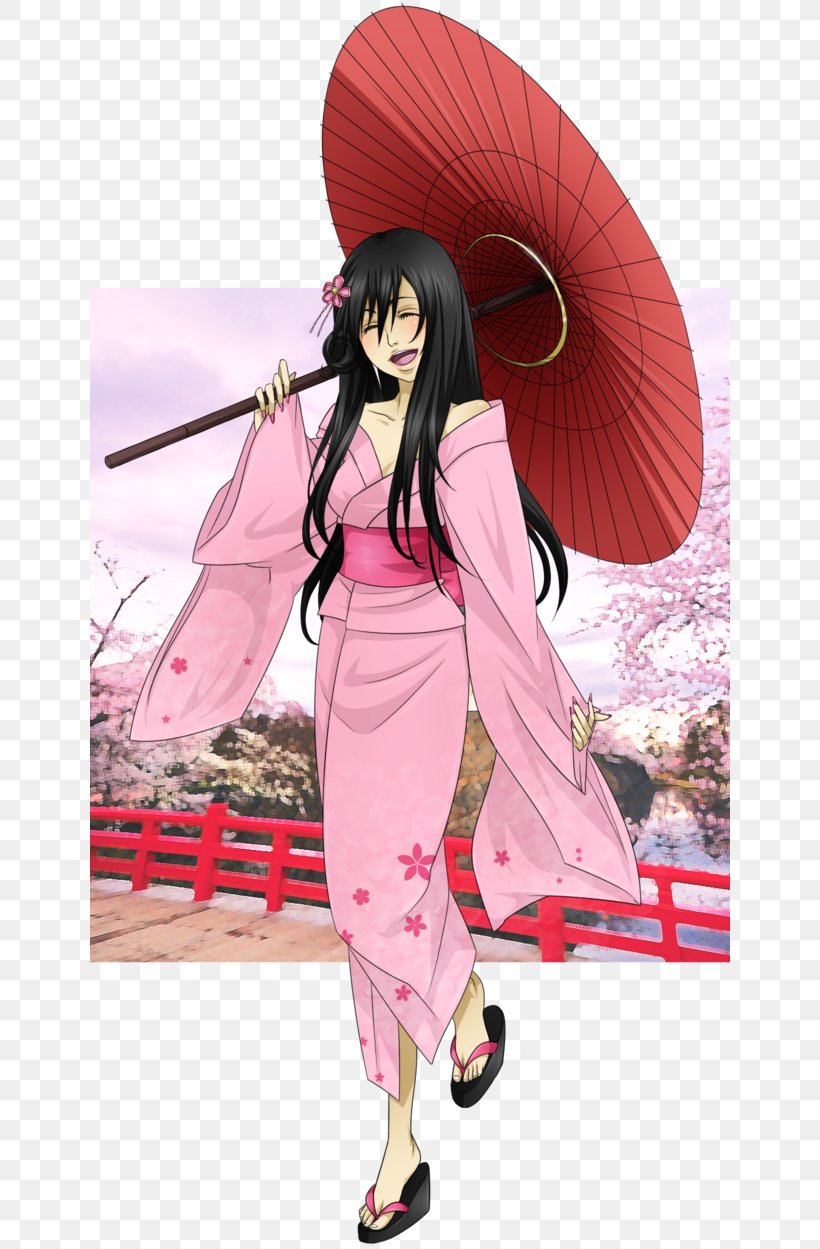 Hirosaki Castle Geisha Costume Cherry Blossom, PNG, 640x1249px, Watercolor, Cartoon, Flower, Frame, Heart Download Free