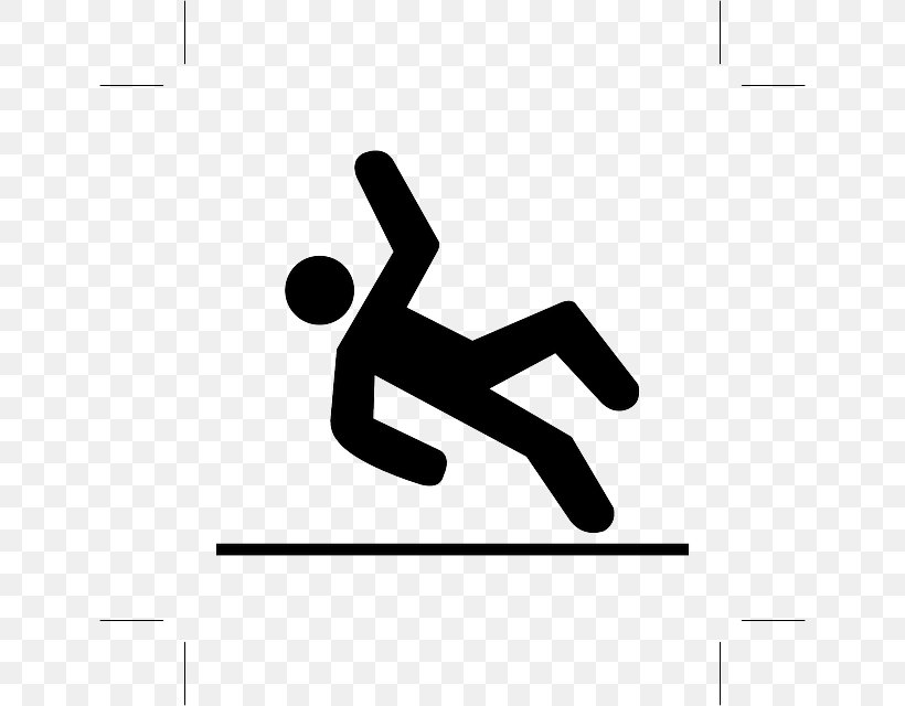 Slip And Fall Personal Injury Lawyer Accident, PNG, 640x640px, Slip And Fall, Accident, Area, Black And White, Brand Download Free