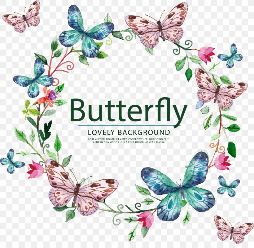 Wedding Sticker, PNG, 2131x2083px, T Shirt, Butterfly, Cottage, Flora, Floral Design Download Free