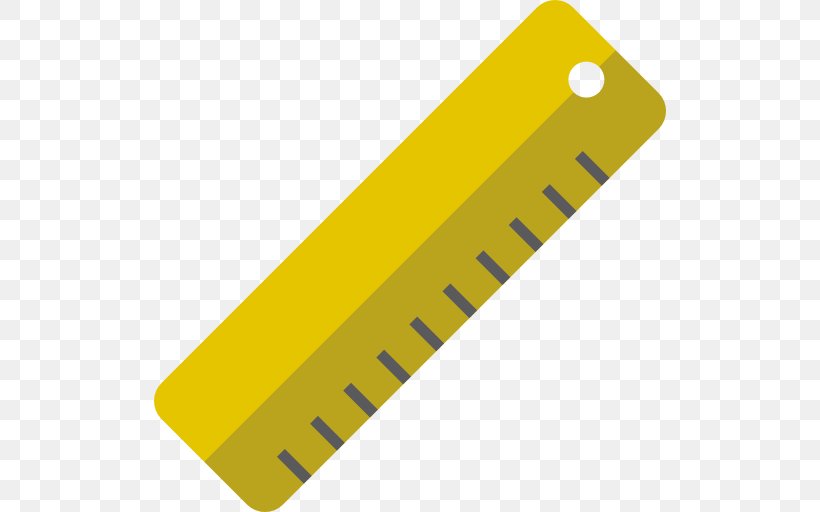 Ruler, PNG, 512x512px, School, Button, Furniture, Material, Yellow Download Free