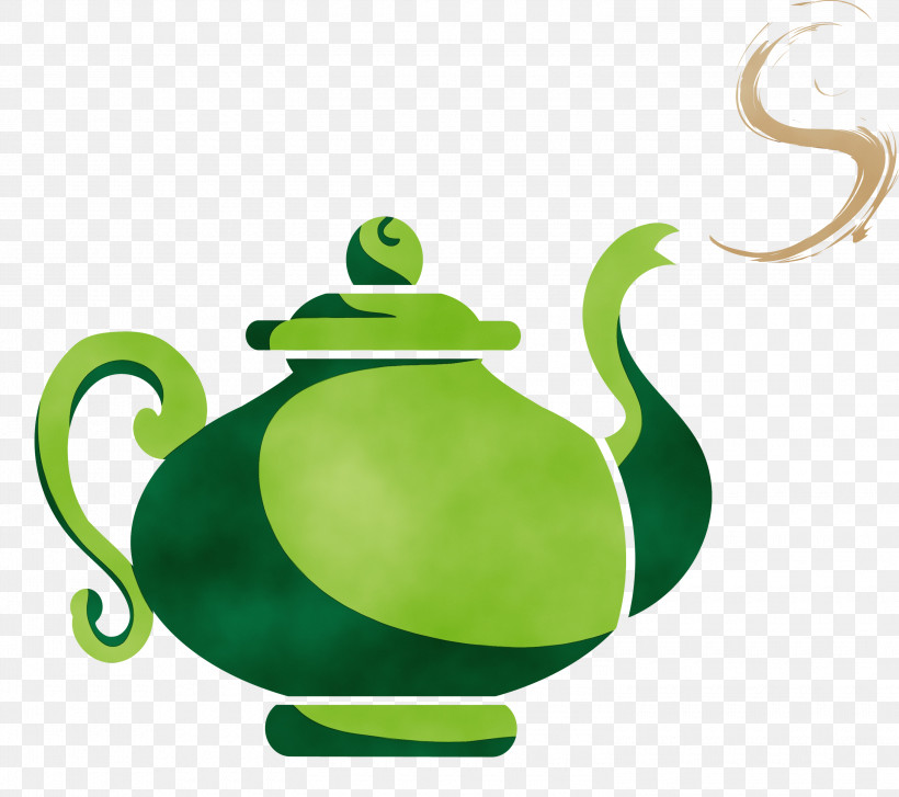 Frogs Kettle Teapot Tennessee Green, PNG, 3000x2660px, Watercolor, Frogs, Green, Kettle, Paint Download Free