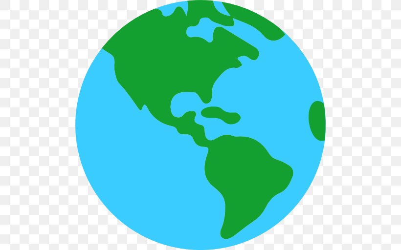 Globe World Earth Americas Emoji, PNG, 512x512px, Globe, Americas, Aqua, Area, Earth Download Free