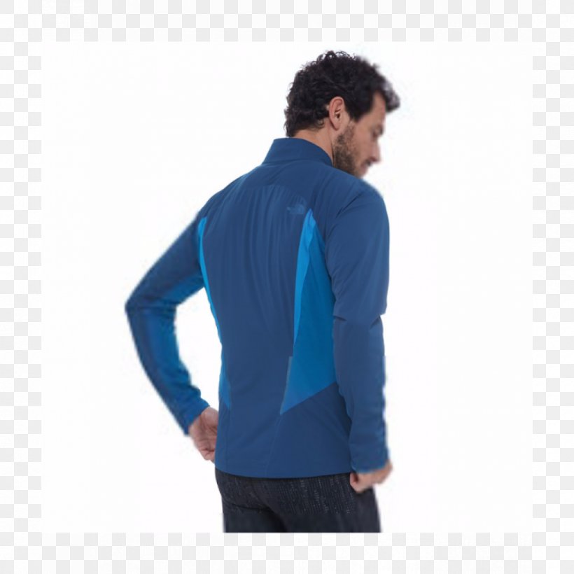 Sleeve T-shirt Jacket Blue The North Face, PNG, 1000x1000px, Sleeve, Blue, Coat, Cobalt Blue, Electric Blue Download Free