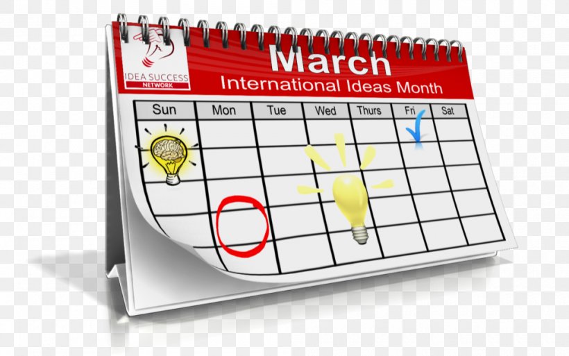Calendar Month Idea Time Image, PNG, 1000x626px, Calendar, Brand, Calendar Date, Education, Idea Download Free