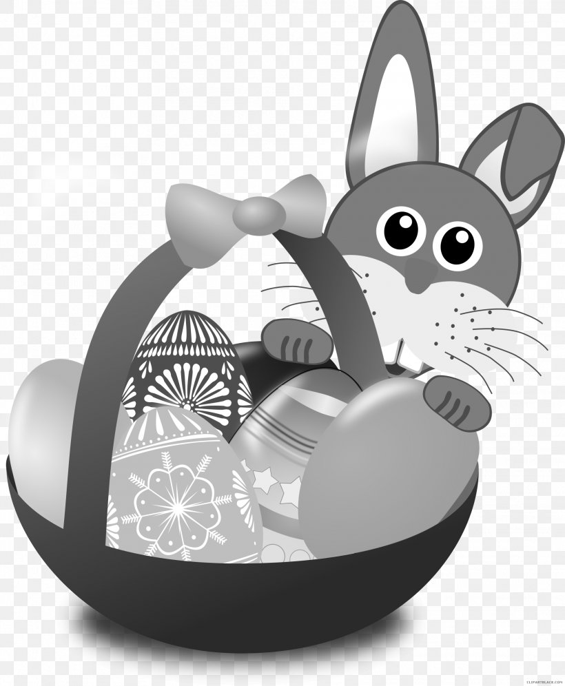 Easter Bunny Egg Hunt Easter Egg Child, PNG, 1974x2400px, Easter Bunny, Basket, Black And White, Cat, Cat Like Mammal Download Free